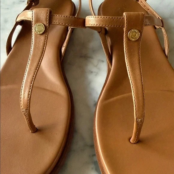 Cole Haan Flora thong sandals. Tan leather. No box size 7B - Picture 4 of 5
